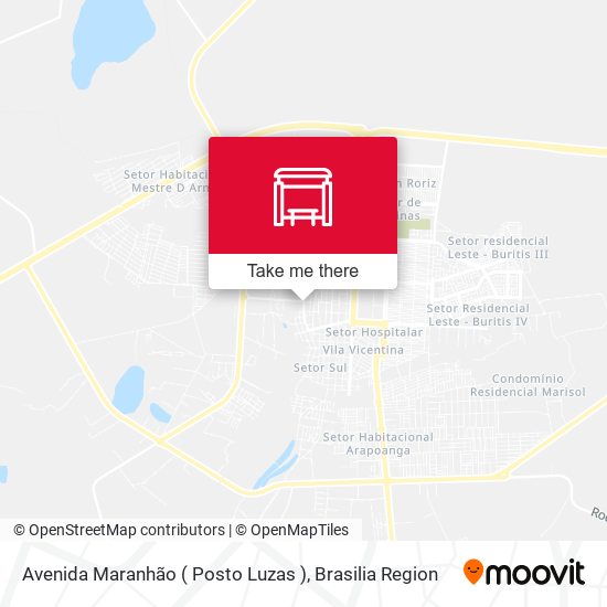 Avenida Maranhão ( Posto Luzas ) map
