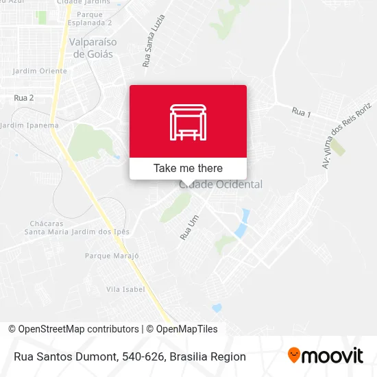 Rua Santos Dumont, 540-626 map