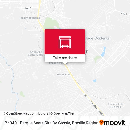 Br 040 - Parque Santa Rita De Cassia map