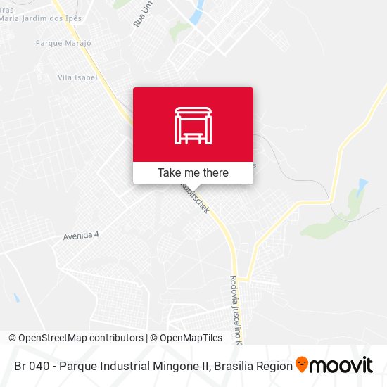 Mapa Br 040 - Parque Industrial Mingone II