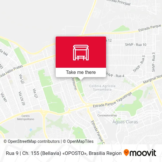 Rua 9 | Ch. 155 (Bellavia) «OPOSTO» map
