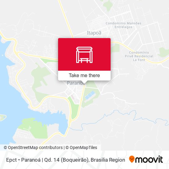 Epct • Paranoá | Qd. 14 (Boqueirão) map