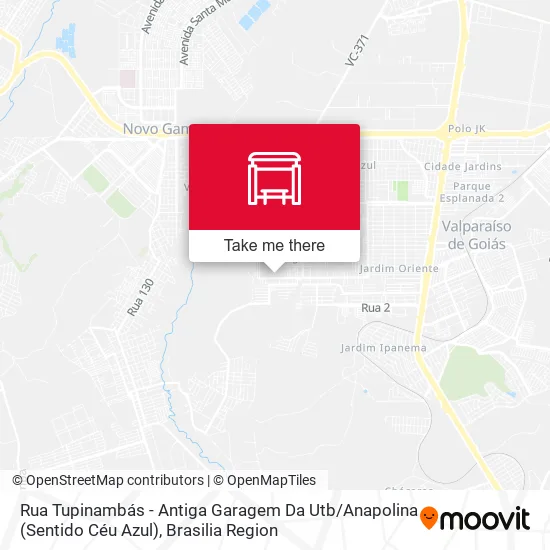 Rua Tupinambás - Antiga Garagem Da Utb / Anapolina (Sentido Céu Azul) map