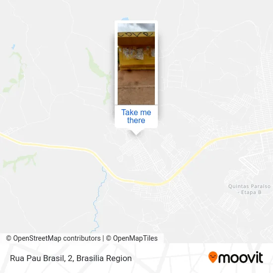 Rua Pau Brasil, 2 map