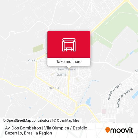 Av. Dos Bombeiros | Vila Olímpica / Estádio Bezerrão map