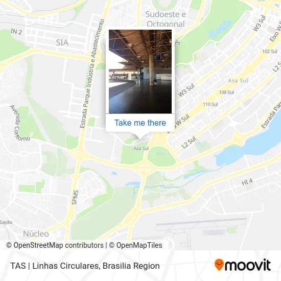 TAS | Linhas Circulares map