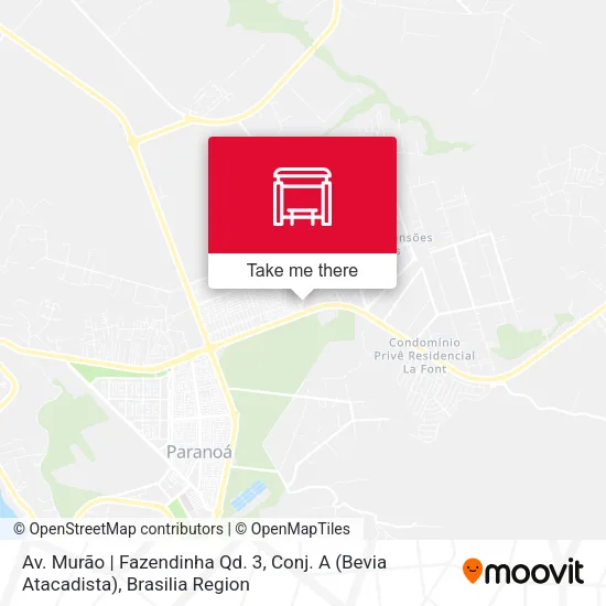 Av. Murão | Fazendinha Qd. 3, Conj. A (Bevia Atacadista) map