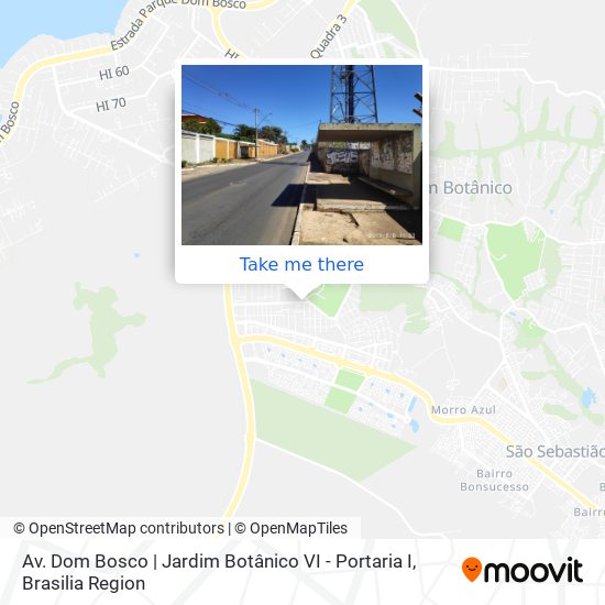 Av. Dom Bosco | Jardim Botânico VI - Portaria I map