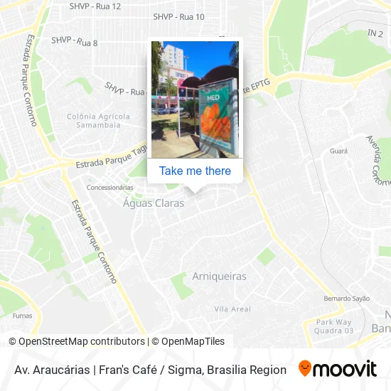 Av. Araucárias | Fran's Café / Sigma map