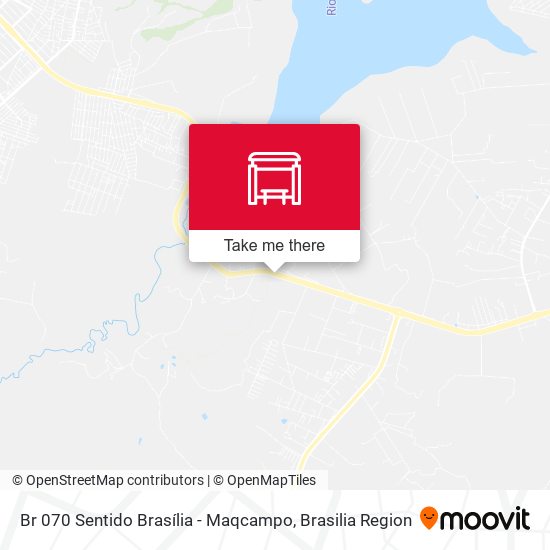 Br 070 Sentido Brasília - Maqcampo map