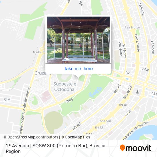 1ª Avenida | SQSW 300 (Primeiro Bar) map
