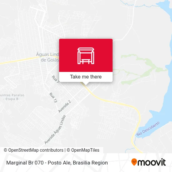 Marginal Br 070 - Posto Ale map