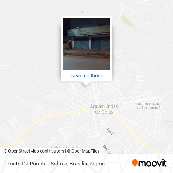 Ponto De Parada - Sebrae map