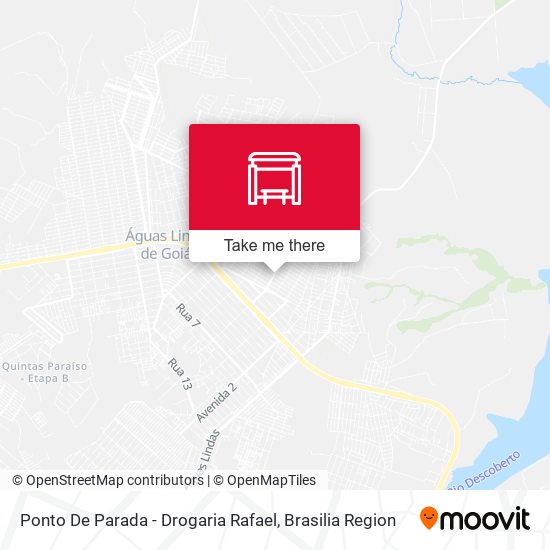 Ponto De Parada - Drogaria Rafael map