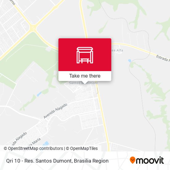 Qri 10 - Res. Santos Dumont map