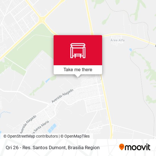 Qri 26 - Res. Santos Dumont map