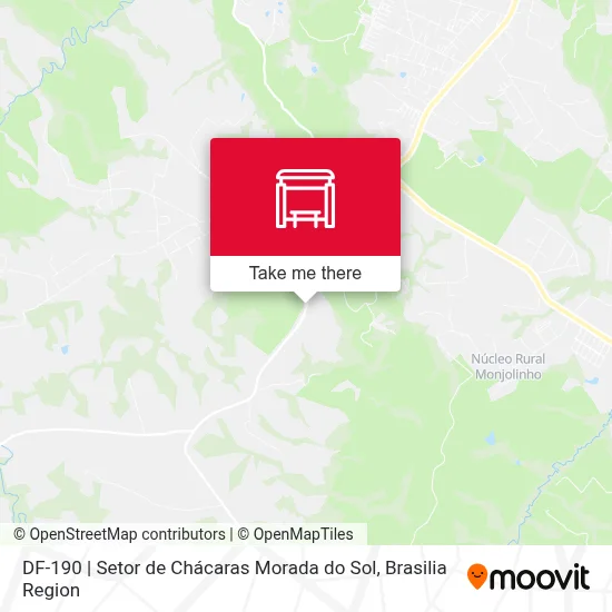 DF-190 | Setor de Chácaras Morada do Sol map