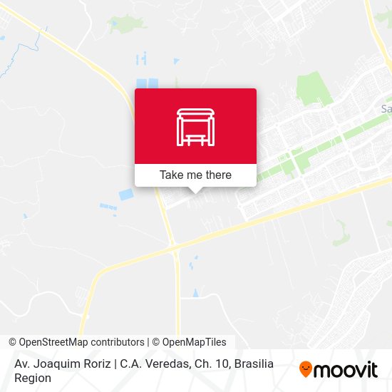 Av. Joaquim Roriz | C.A. Veredas, Ch. 10 map