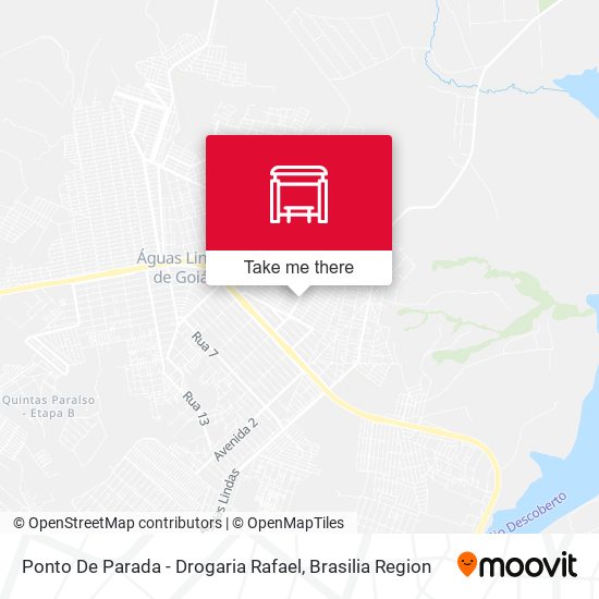 Ponto De Parada - Drogaria Rafael map