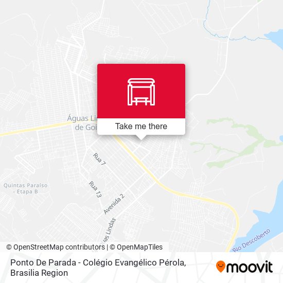 Ponto De Parada - Colégio Evangélico Pérola map