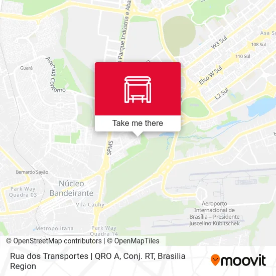 Rua dos Transportes | QRO A, Conj. RT map