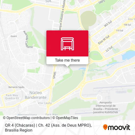QR 4 (Chácaras) | Ch. 42 (Ass. de Deus MPRO) map