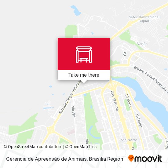 Gerencia de Apreensão de Animais map