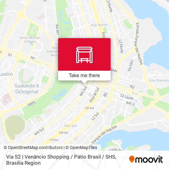 Via S2 | Venâncio Shopping / Pátio Brasil / SHS map