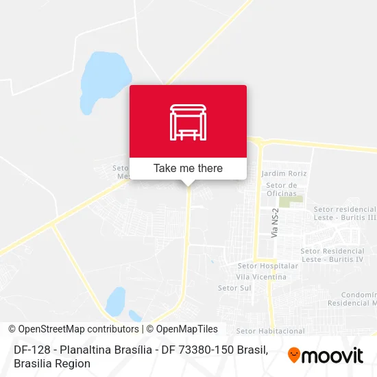 DF-128 - Planaltina Brasília - DF 73380-150 Brasil map