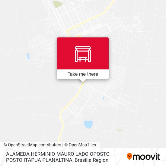 ALAMEDA HERMINIO MAURO LADO OPOSTO POSTO ITAPUA PLANALTINA map