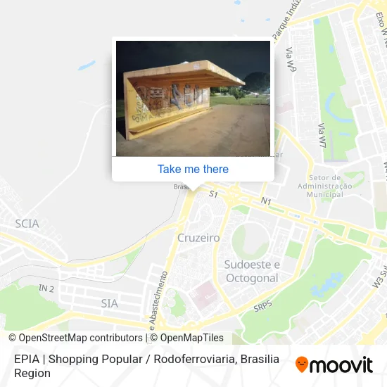 EPIA | Shopping Popular / Rodoferroviaria map
