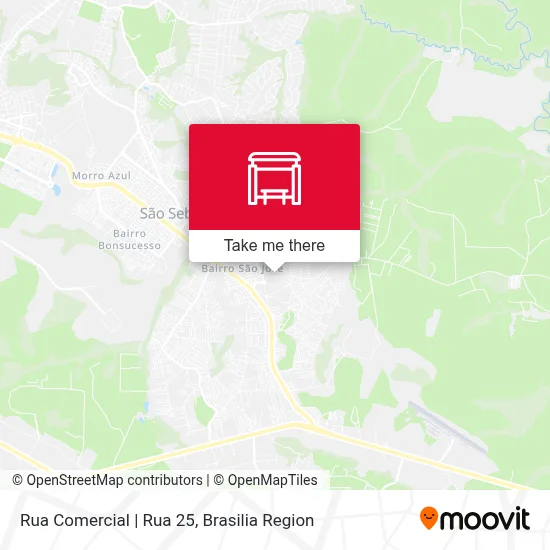 Rua Comercial | Rua 25 map