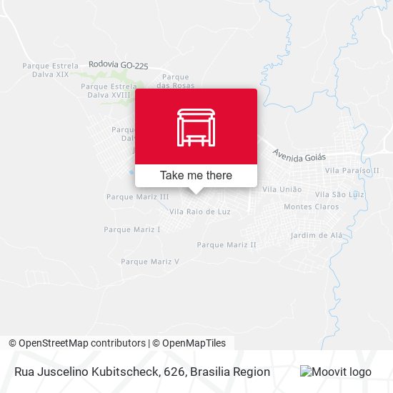 Rua Juscelino Kubitscheck, 626 map