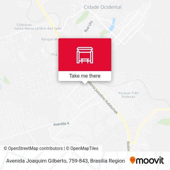 Avenida Joaquim Gilberto, 759-843 map