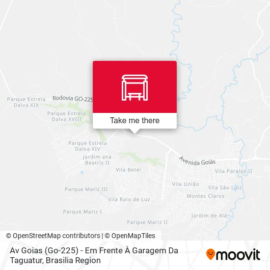 Av Goias (Go-225) - Em Frente À Garagem Da Taguatur map