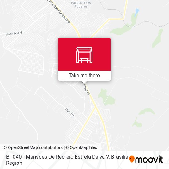 Br 040 - Mansões De Recreio Estrela Dalva V map