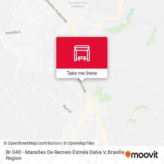 Br 040 - Mansões De Recreio Estrela Dalva V map