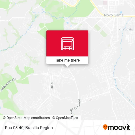 Rua 03 40 map