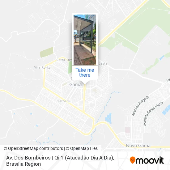 Av. Dos Bombeiros | Qi 1 (Atacadão Dia A Dia) map