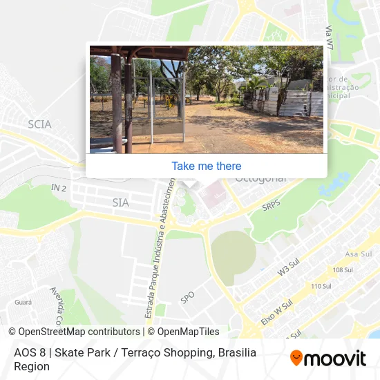AOS 8 | Skate Park / Terraço Shopping map