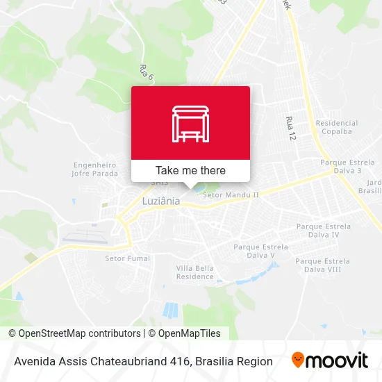 Avenida Assis Chateaubriand 416 map