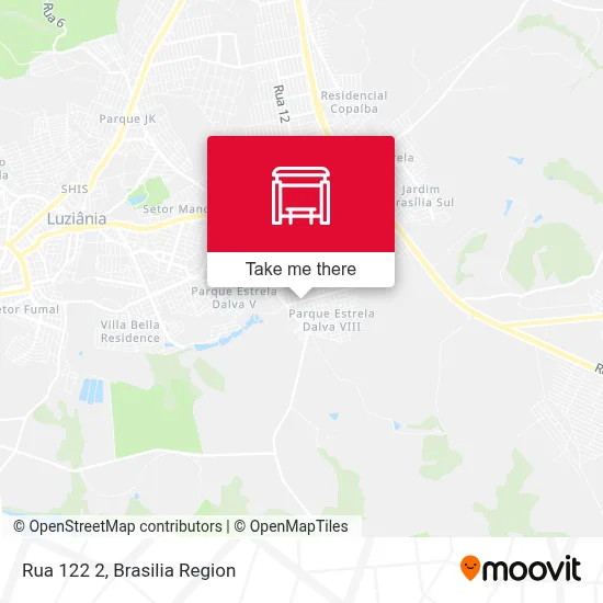 Rua 122 2 map