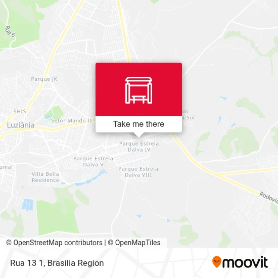 Rua 13 1 map