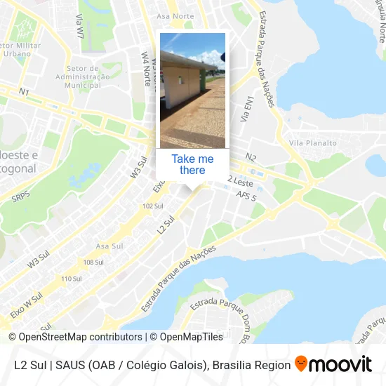L2 Sul | SAUS (OAB / Colégio Galois) map