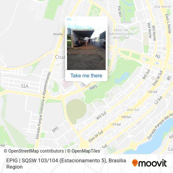 EPIG | SQSW 103 / 104 (Estacionamento 5) map