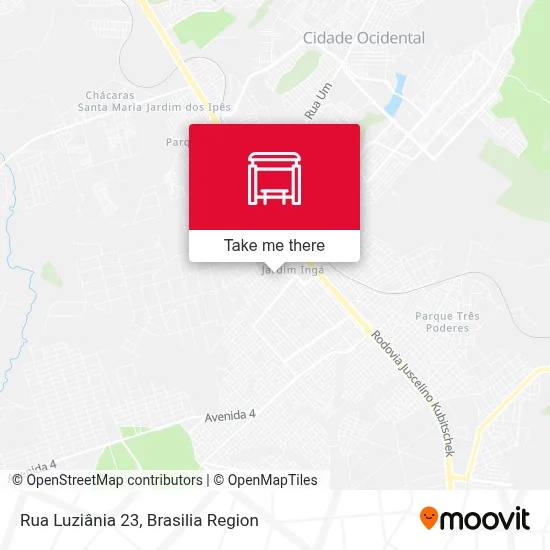 Rua Luziânia 23 map