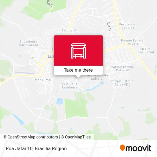 Rua Jataí 10 map