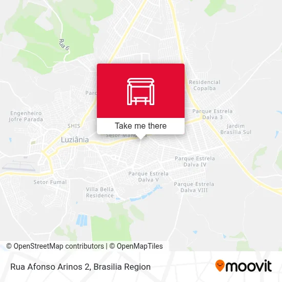 Rua Afonso Arinos 2 map