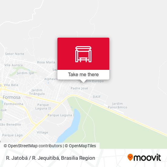 R. Jatobá / R. Jequitibá map