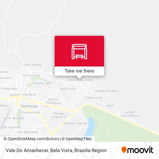 Mapa Vale Do Amanhecer, Bela Vista